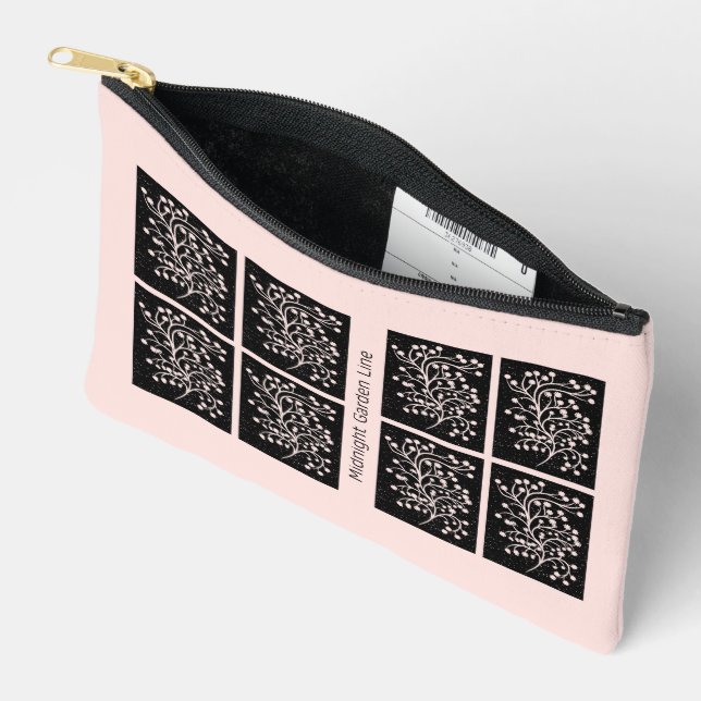 Midnight Garden Line Soft Pink Zubehörtasche (Offen)