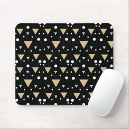 Midnight Geometry Luxe Krawatte Mousepad