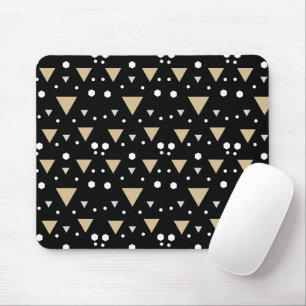 Midnight Geometry Luxe Krawatte Mousepad