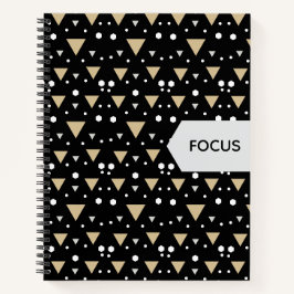 Midnight Geometry Luxe Krawatte Notizbuch