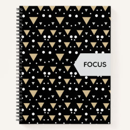 Midnight Geometry Luxe Tie Notizbuch