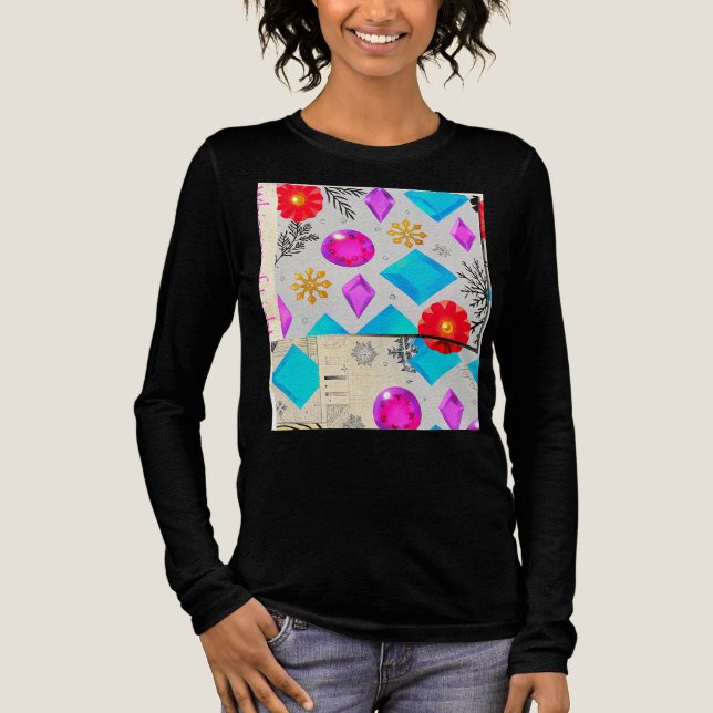 Midnight Glow | Light Series von JoyCrys Studio Tri-Blend Shirt (Vorderseite)