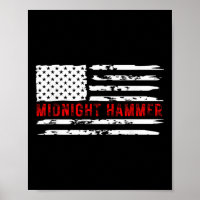 Midnight Hammer B-2 Stealth Jet USA-Flagge
