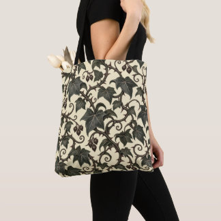 Midnight Ivy – Dunkles Gothic-Botanisches Rebenmus Tasche