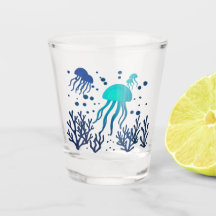 Midnight Jelly | Leuchtendes Ozean-Shotglas-Design