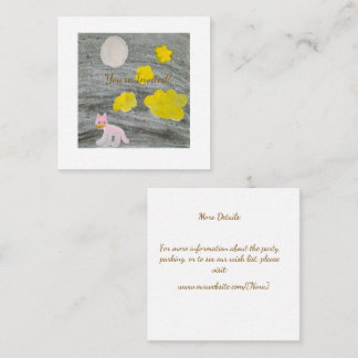 Midnight Kitty Adventure Begleitkarte