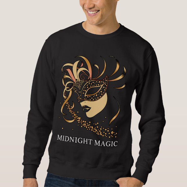 Midnight Magic Elegant Masquerade 2026 Sweatshirt (Vorderseite)