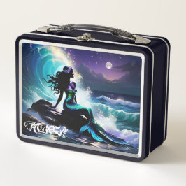 Midnight Mermaid Metal Lunchbox