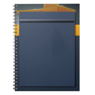 Midnight Orange Notebook Notizblock