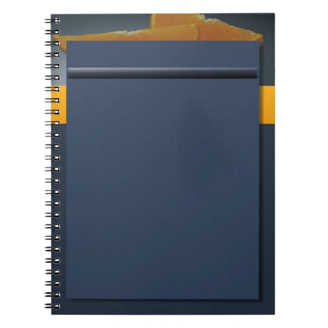 Midnight Orange Notebook Notizblock (Vorderseite)