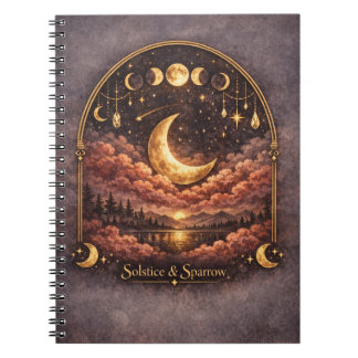 Midnight Reverie Celestial Notebook Notizblock