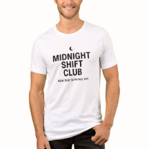 Midnight Shift Club Minimalistische Typografie-Des