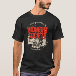 Midnight Society Team Camping Wandern Outdoor T-Shirt
