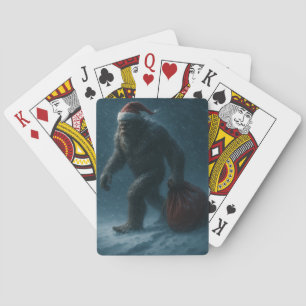 Midnight Yule Sasquatch – Winterfolklore Spielkart Spielkarten