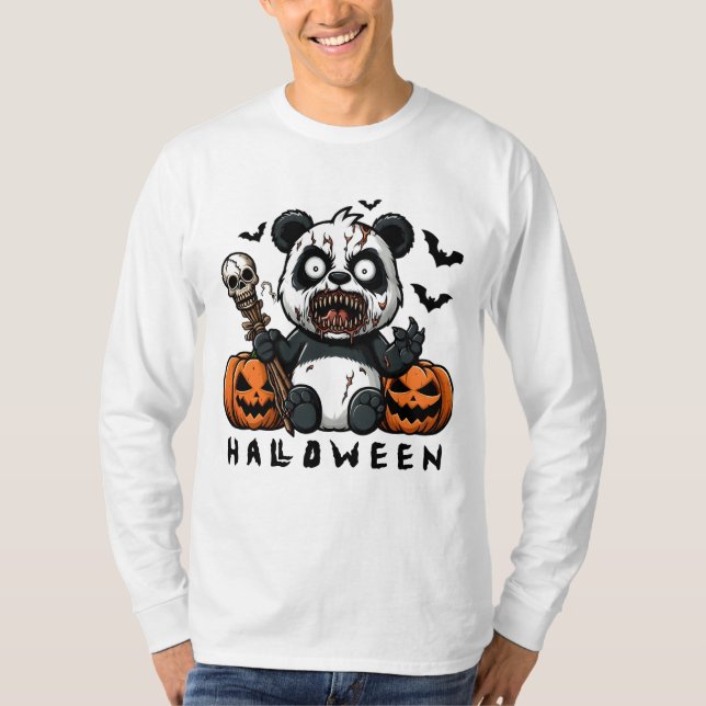 Midnight Zombie Panda T-Shirt (Vorderseite)
