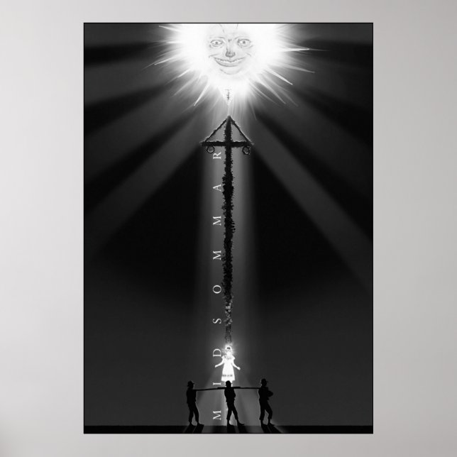 Midsommar Alternativfilm — Kronen— Dunkle Version Poster (Vorne)