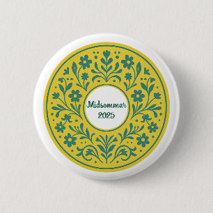 Midsommar - Traditioneller schwedischer Sommer im  Button