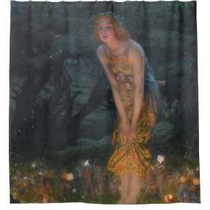 Midsommer Eve Edward Robert Hughes Feen Fantasie Duschvorhang