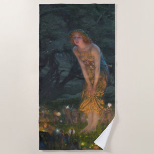 Midsommer Eve Edward Robert Hughes Feen Fantasie Strandtuch
