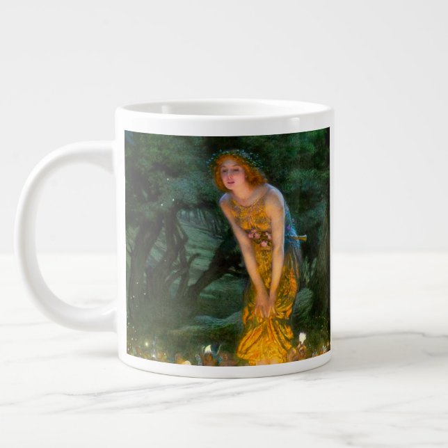 MidSummer Eve Edward Robert Hughes Jumbo-Tasse (Links)
