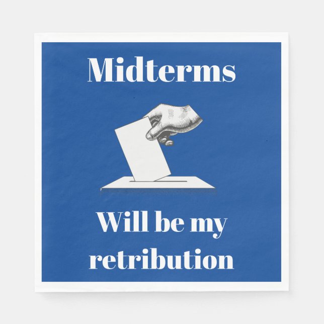 Midterms werden meine Rückgabe sein Serviette (Vorderseite)