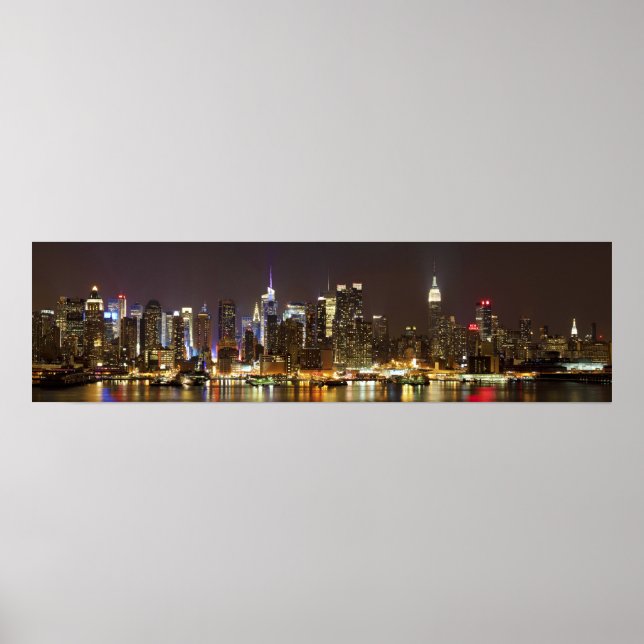 Midtown Manhattan aus Weehawken New Jersey Poster (Vorne)