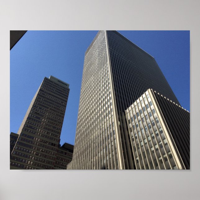 Midtown Manhattan New York City Skyscrapers NYC Poster (Vorne)