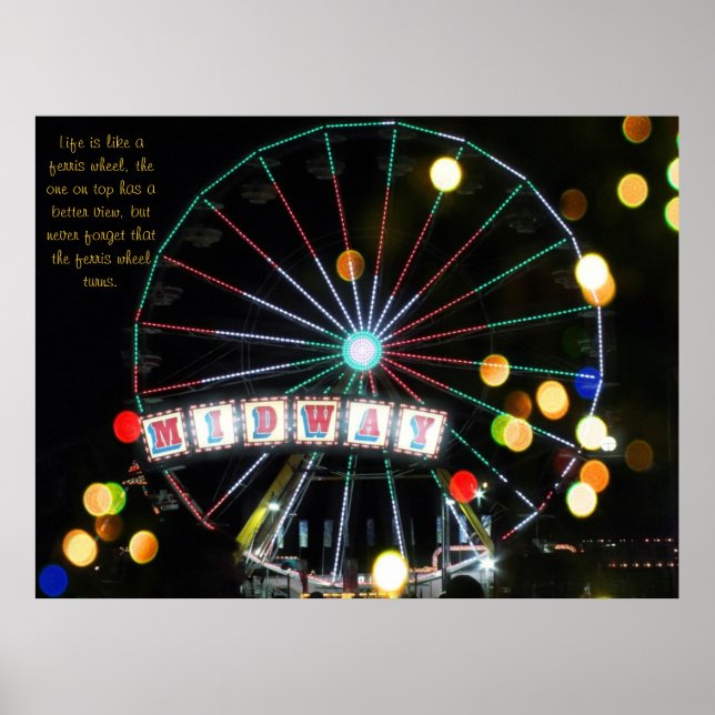 Midway Ferris Wheel Poster (Vorne)
