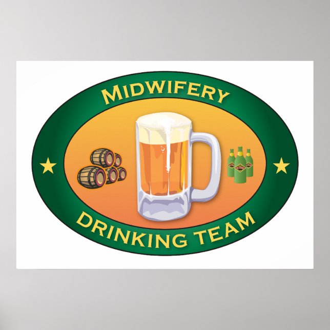 Midwifery Drinking Team Poster (Vorne)