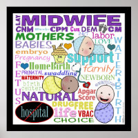 Midwifery Terminology-Subway Art