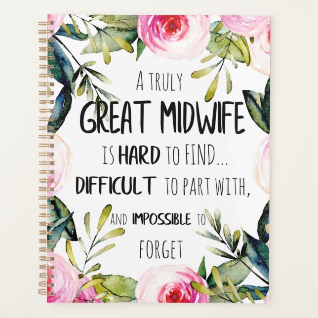 Midwoman Doula Office Carte de remerciements Devis (Devant)