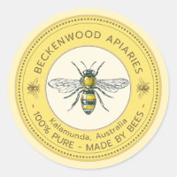 Miel Bee Étiquette Apiary