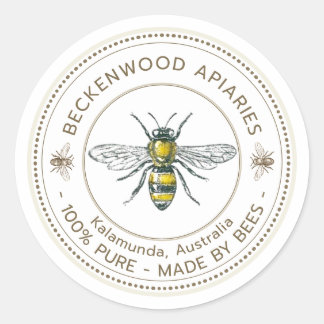 Miel Bee Étiquette Apiary