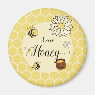 Miel Doux Petite Abeille Mignonne Magnet
