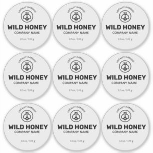 Miel Vinyl Transparent Étiquette