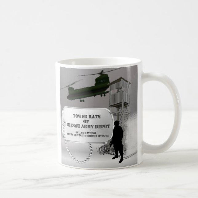 Miesau Turm-Ratten Kaffeetasse (Rechts)