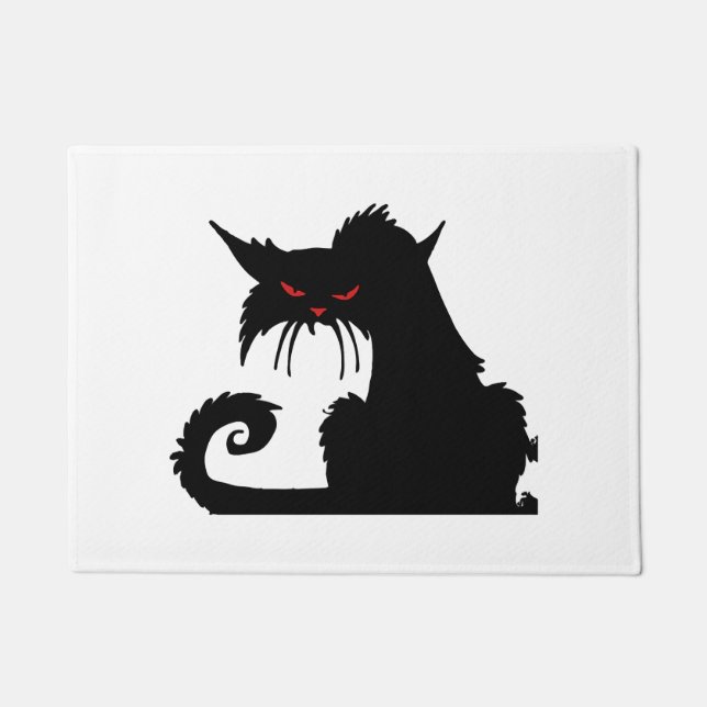 Miesepeterkatze    fußmatte (Vorderseite)