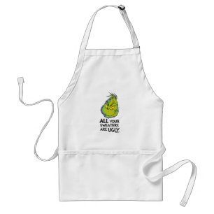 Miesepetiger Grinch Alle deine Pullover sind häs Schürze