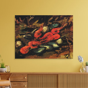 Miesmuscheln und Garnelen von Vincent van Gogh Leinwanddruck