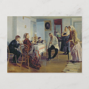Miete eines Zimmermädchens, 1891-1992 Postkarte