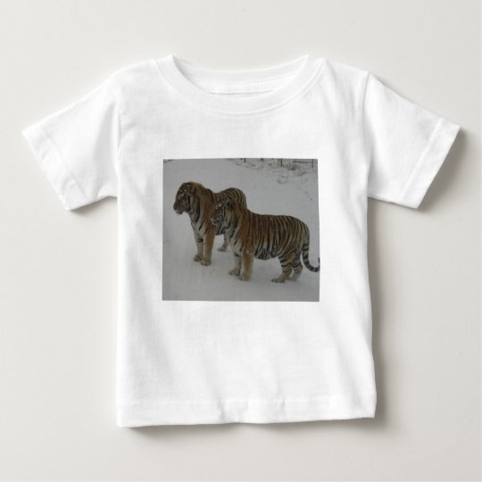 Mieten zwei sibirische Tiger Baby T-shirt