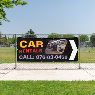 Mietwagen individuell gestaltetes Outdoor-Banner Banner