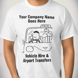 Mietwagen & Taxi Airport Services Taxi Fahrer T-Shirt