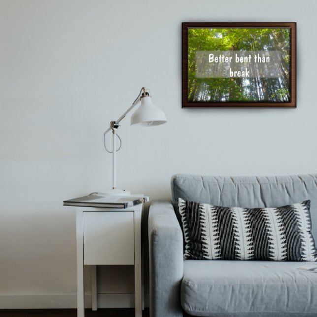 Mieux courbé que casser une affiche Inspiration (Créateur téléchargé)