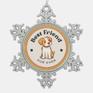 MIEUX ! Ornement de flocon de neige - Meilleur ami