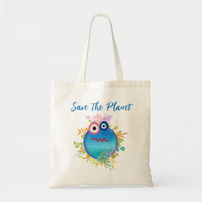 Mieux Sauvons Le Sac fourre-tout Planète (Devant)