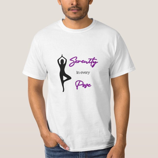 MIEUX ! Sérénité dans chaque pose - T-shirt Yoga (Devant)