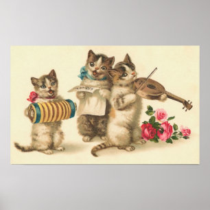 Miezekatze-Chor drucken Poster