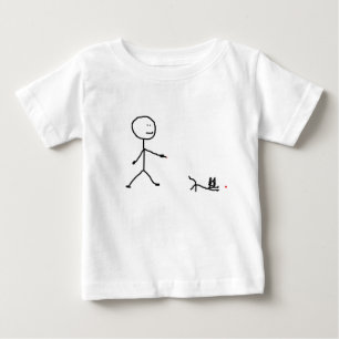 Miezekatze, die Schnur spielt Baby T-shirt
