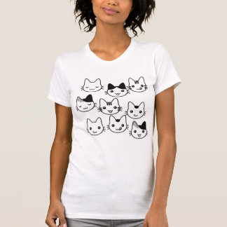 Miezekatze-Gesichter überall!!! T-Shirt